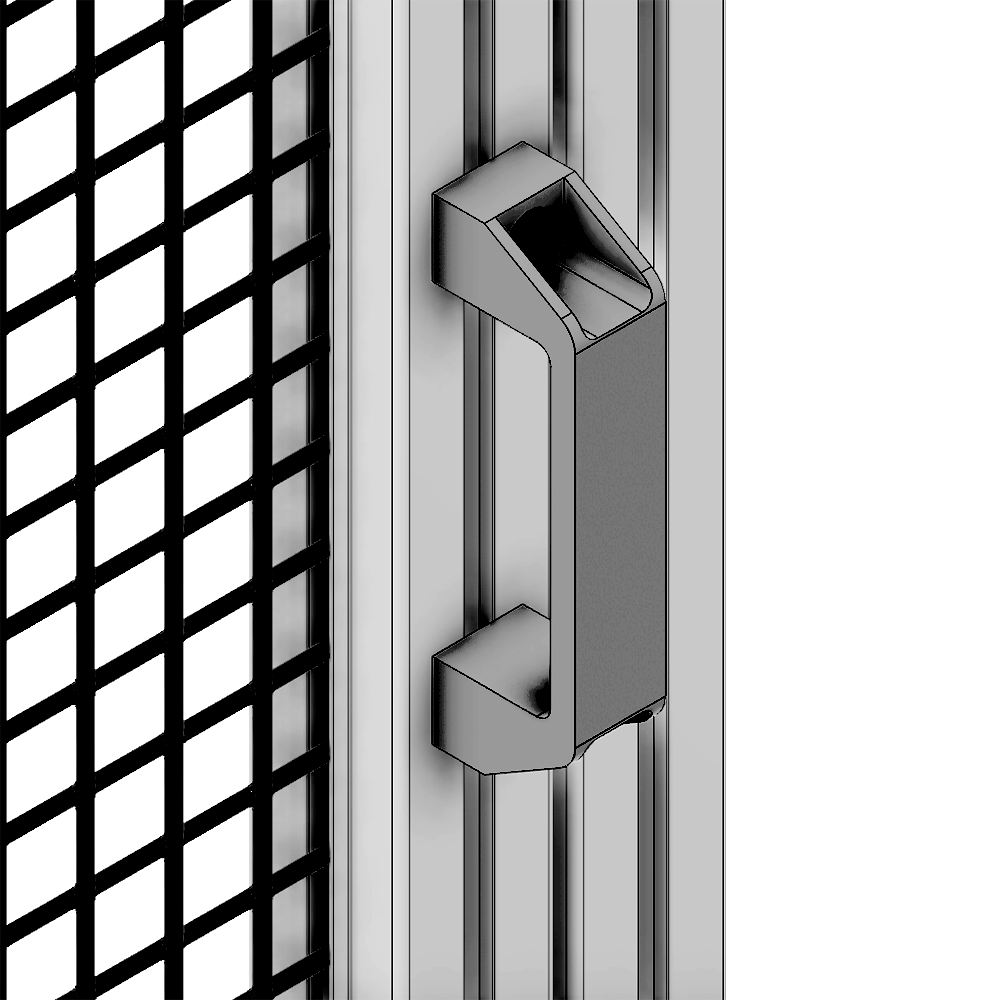 50-210-0 MODULAR SOLUTIONS 120 PULL HANDLE, NO MOUNTING HARDWARE INCLUDED